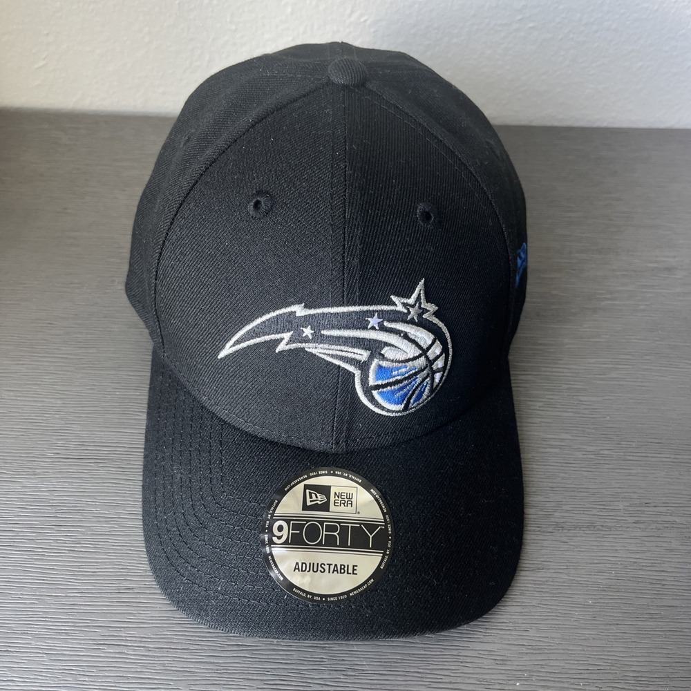 Orlando Magic NBA‎ Black New Era 9Forty Basketball Adjustable Strap Cap Hat